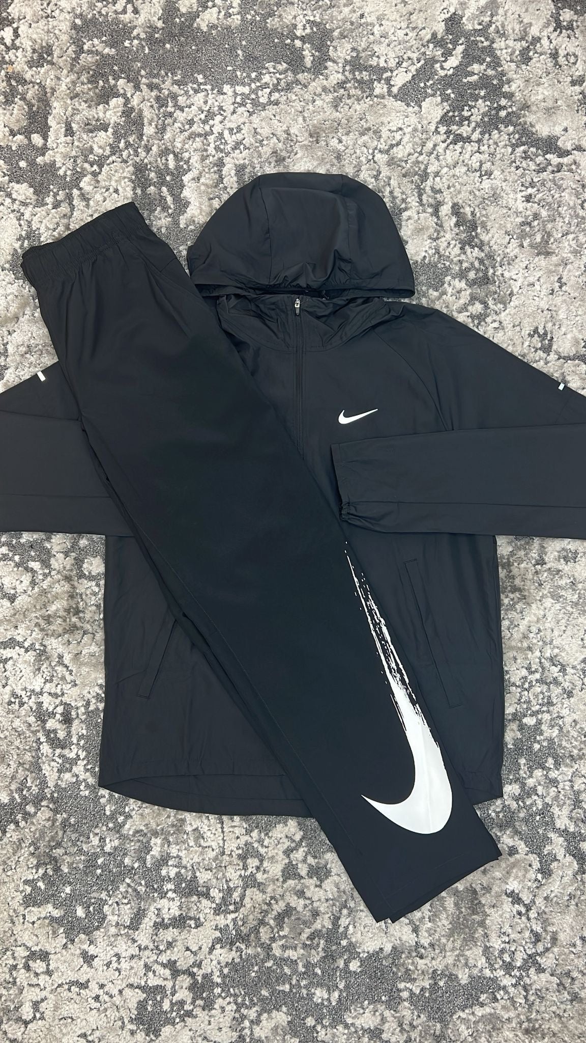 Nike Graphic Tracksuit Black