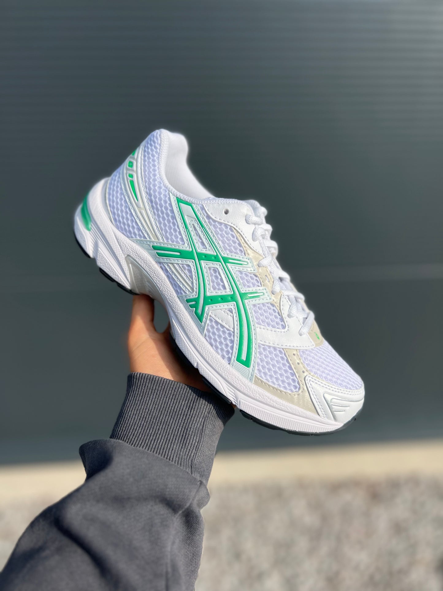 Asics Gel White Green