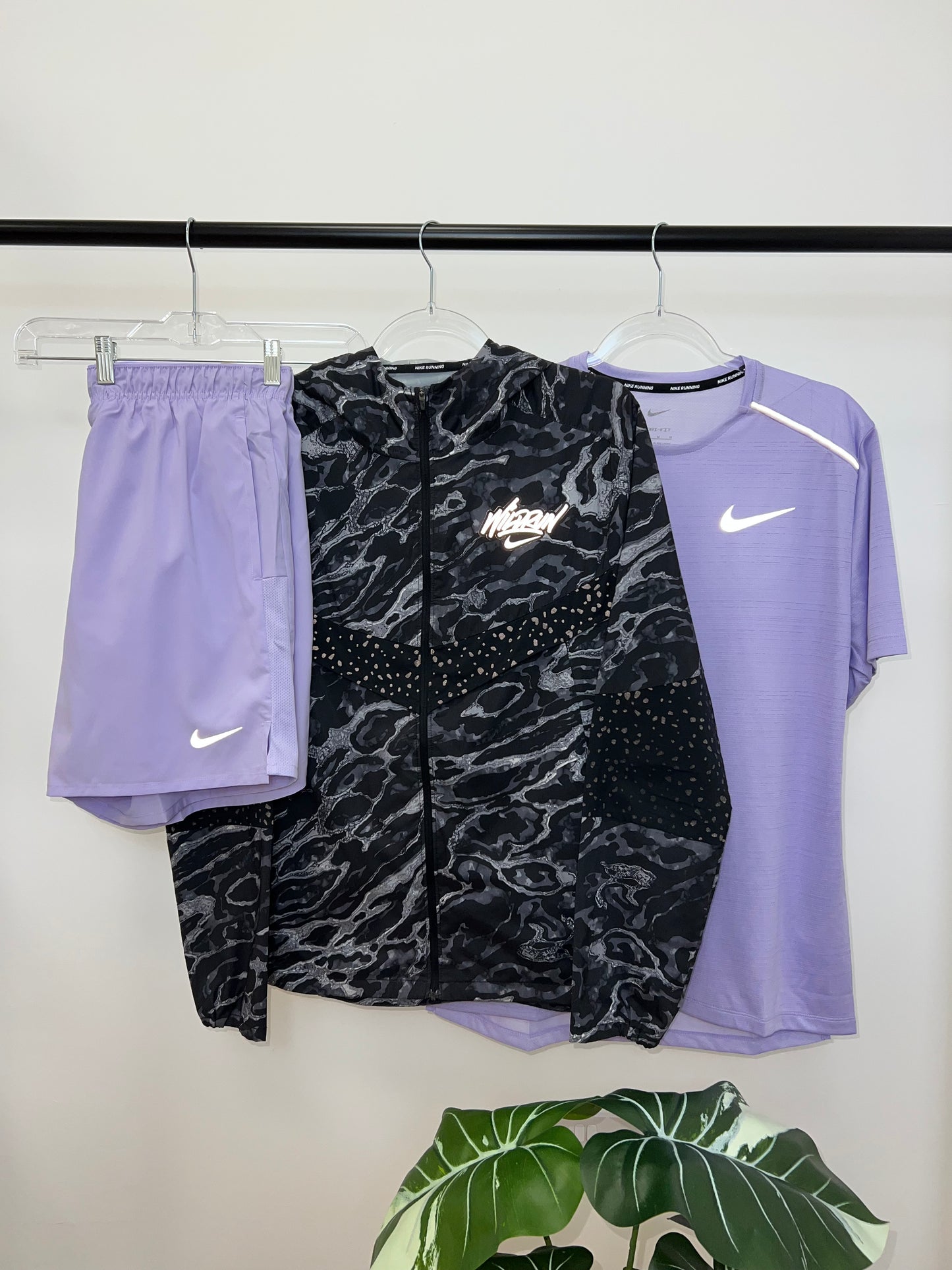 Nike Wildrun Windrunner & Miler 1.0 Set Lilac