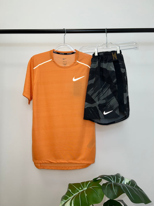 Nike Camo Orange Set