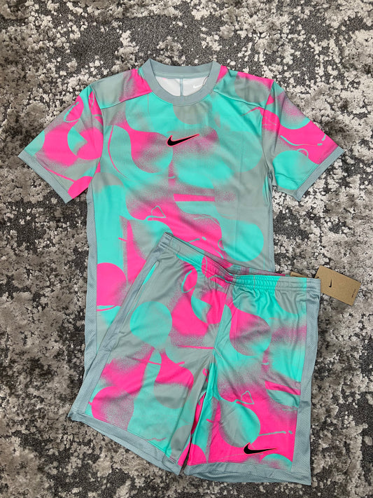 Nike Dri Fit Set Hyper Turquoise