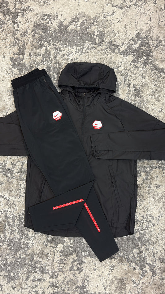 Nike Tracksuit Black Red