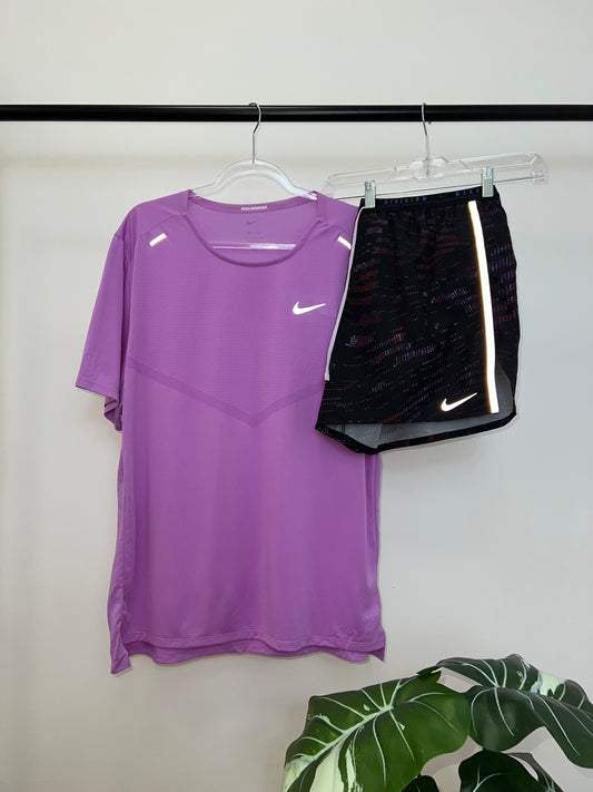 Nike Run Division Set Black Purple