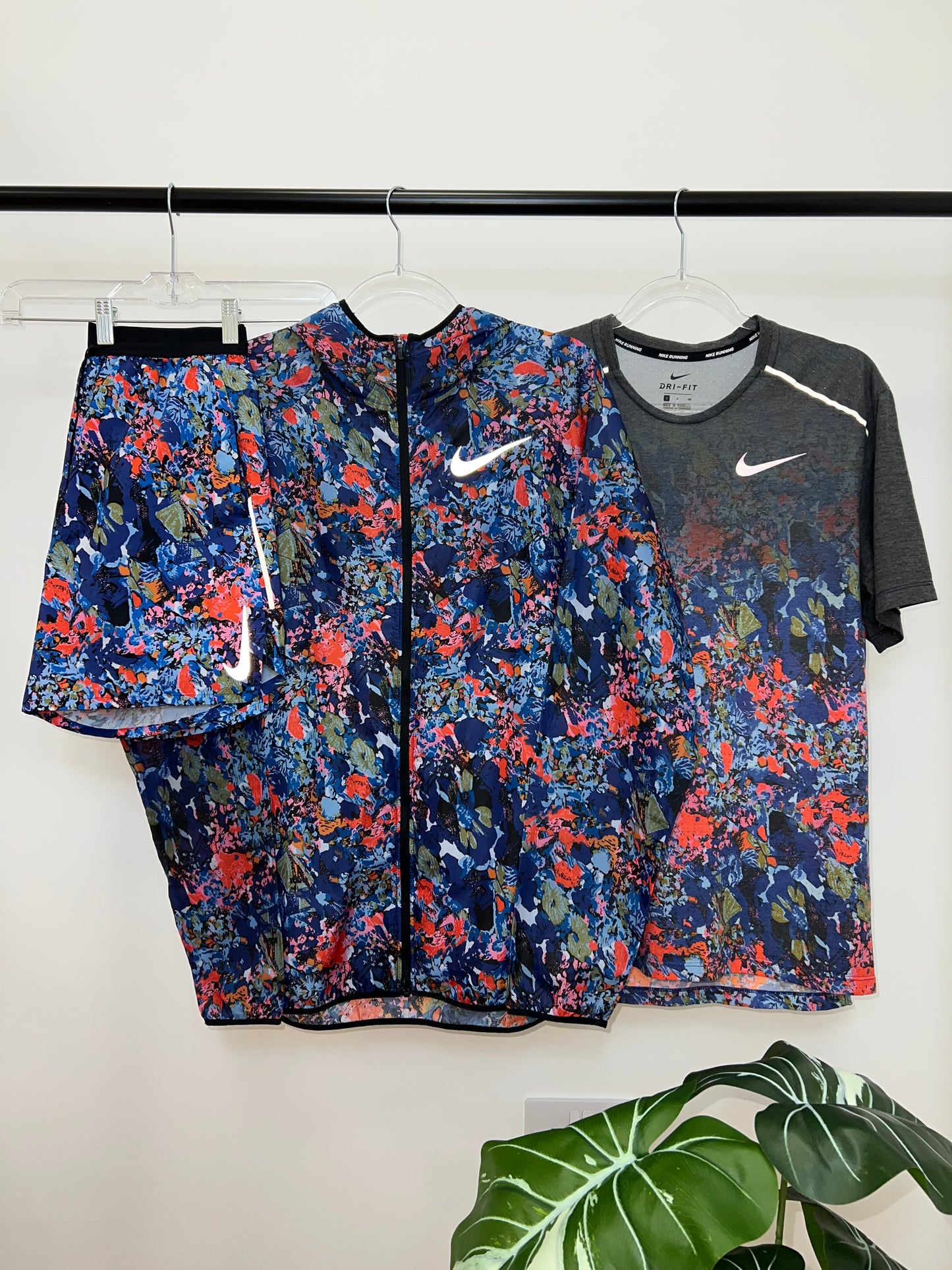 Nike Floral 3 Piece Set Blue