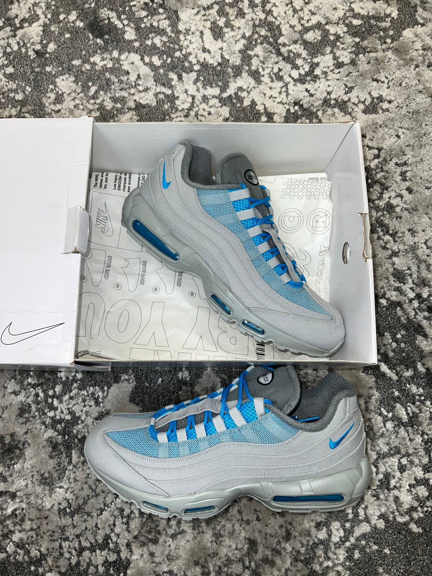 Nike Air Max 95 By You Grey Blue