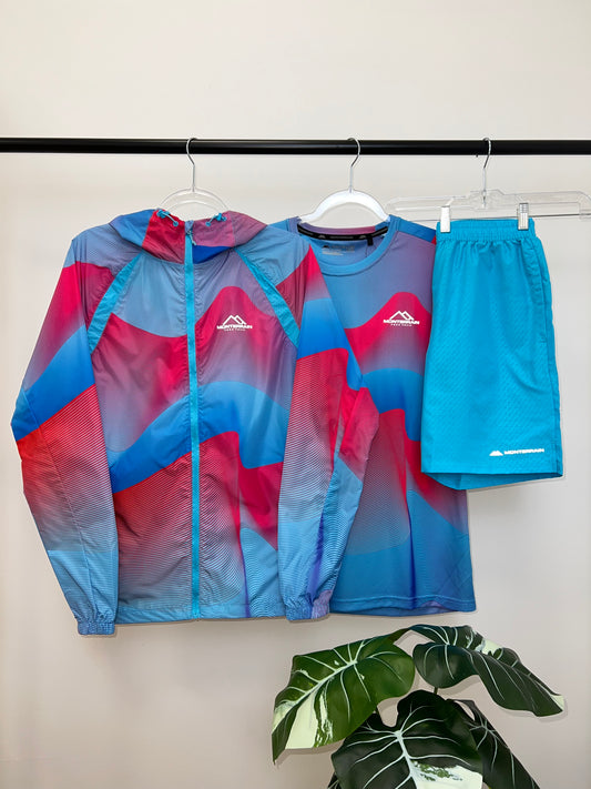 Monterrain Holographic 3 Piece Set Blue Red