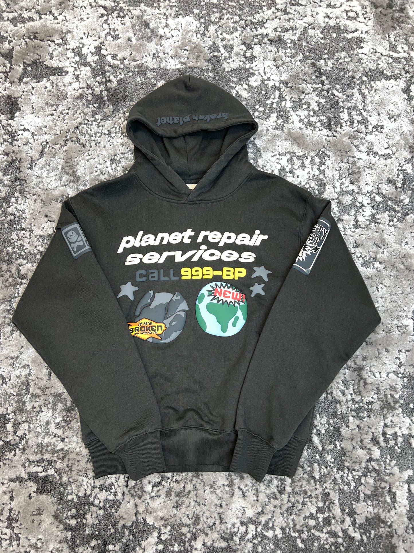 Broken Planet Hoodie Planet Repair Services