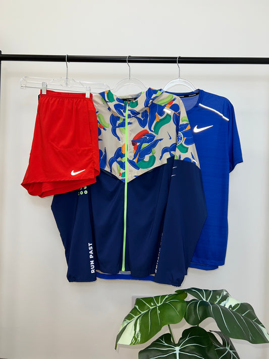 Nike Kelly Anna Windrunner Set Blue Red