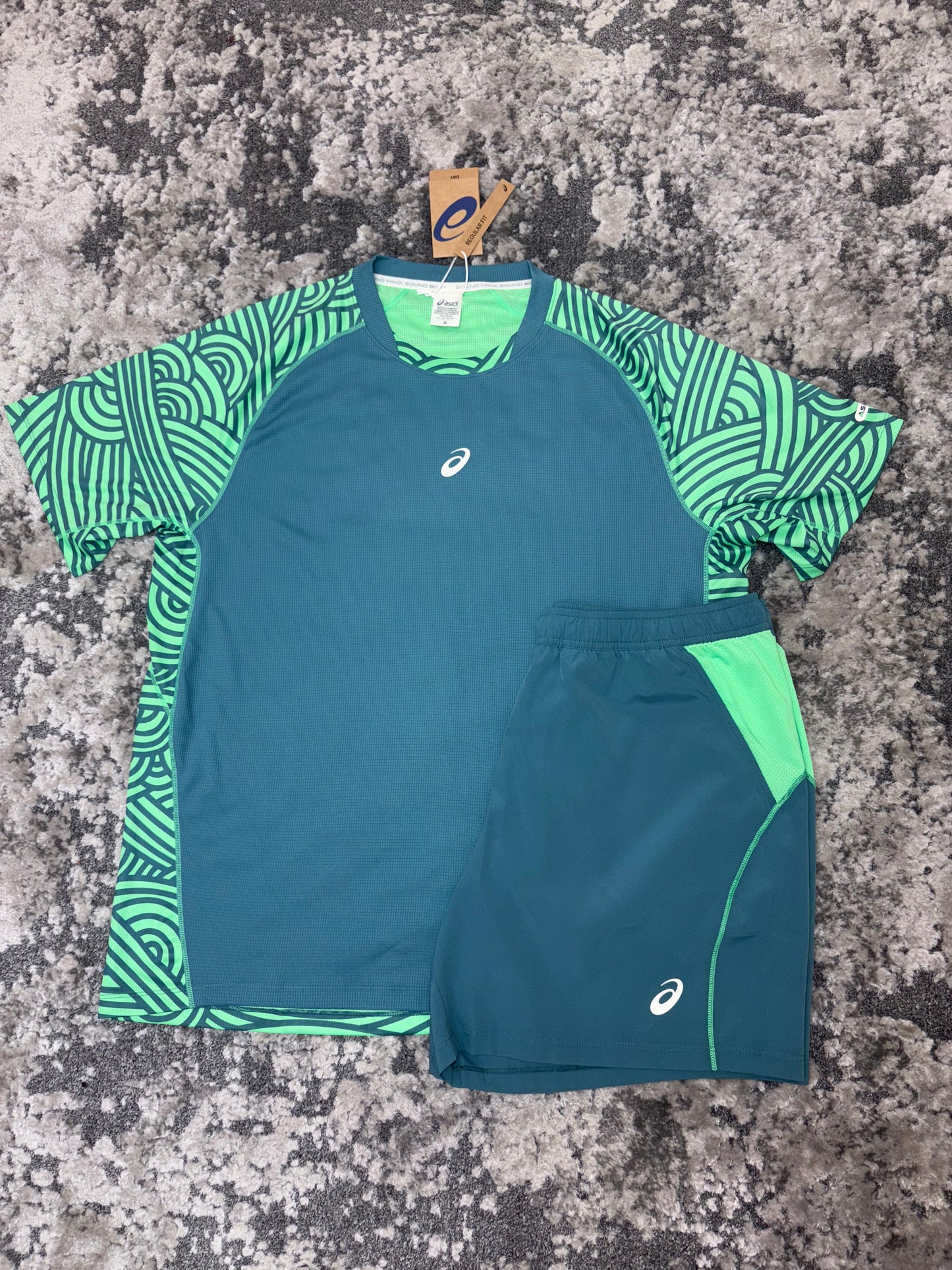 Asics Set Teal Graphic