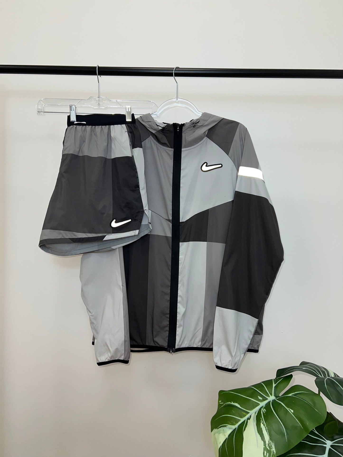 Nike Patchwork Set Grey Black