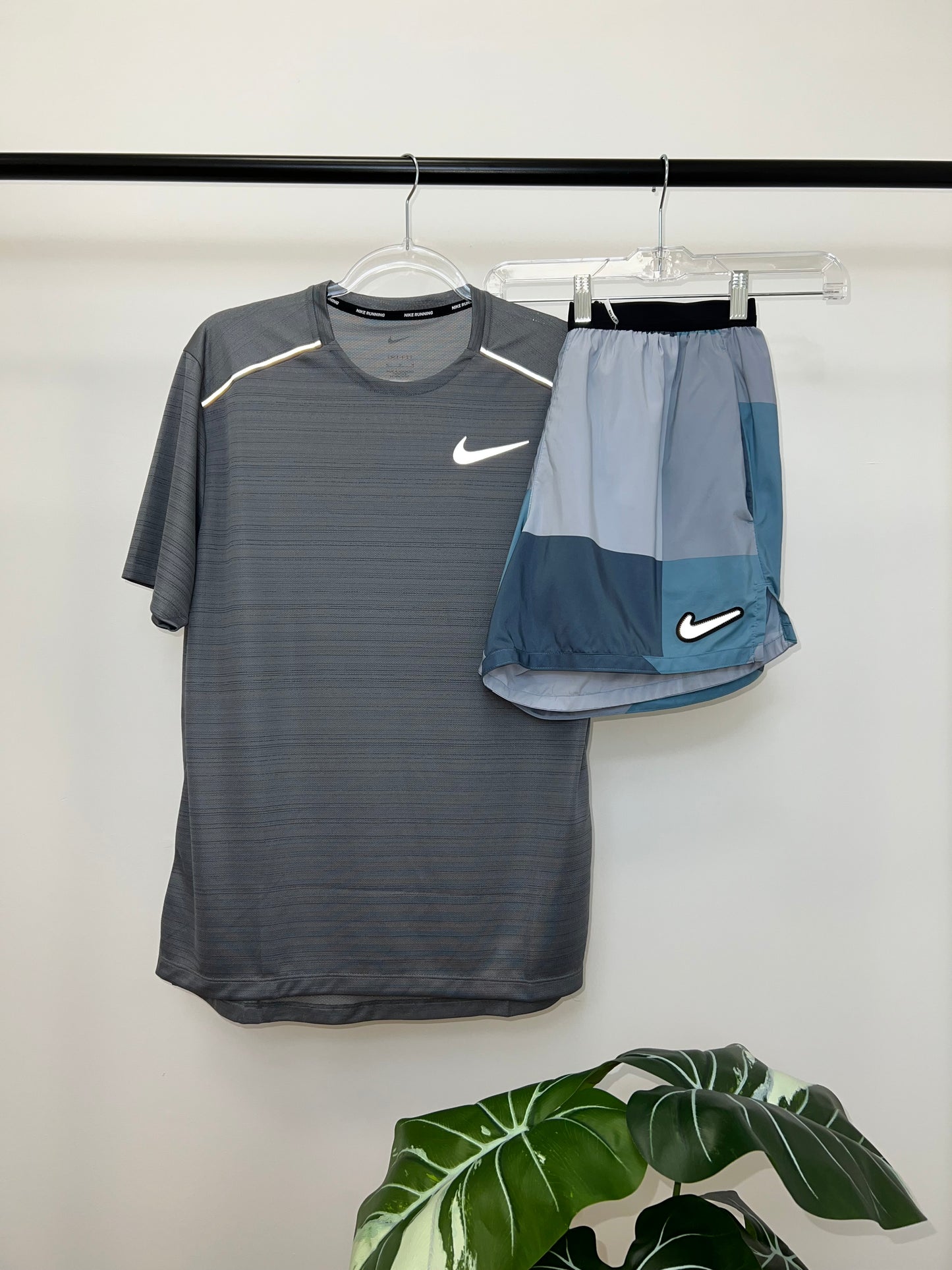 Nike Patchwork Set Blue Grey