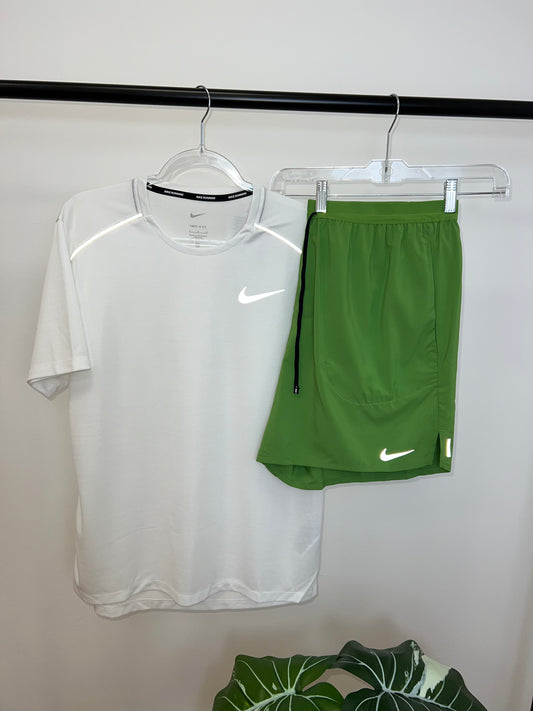 Nike Miler 1.0 Set Green / White