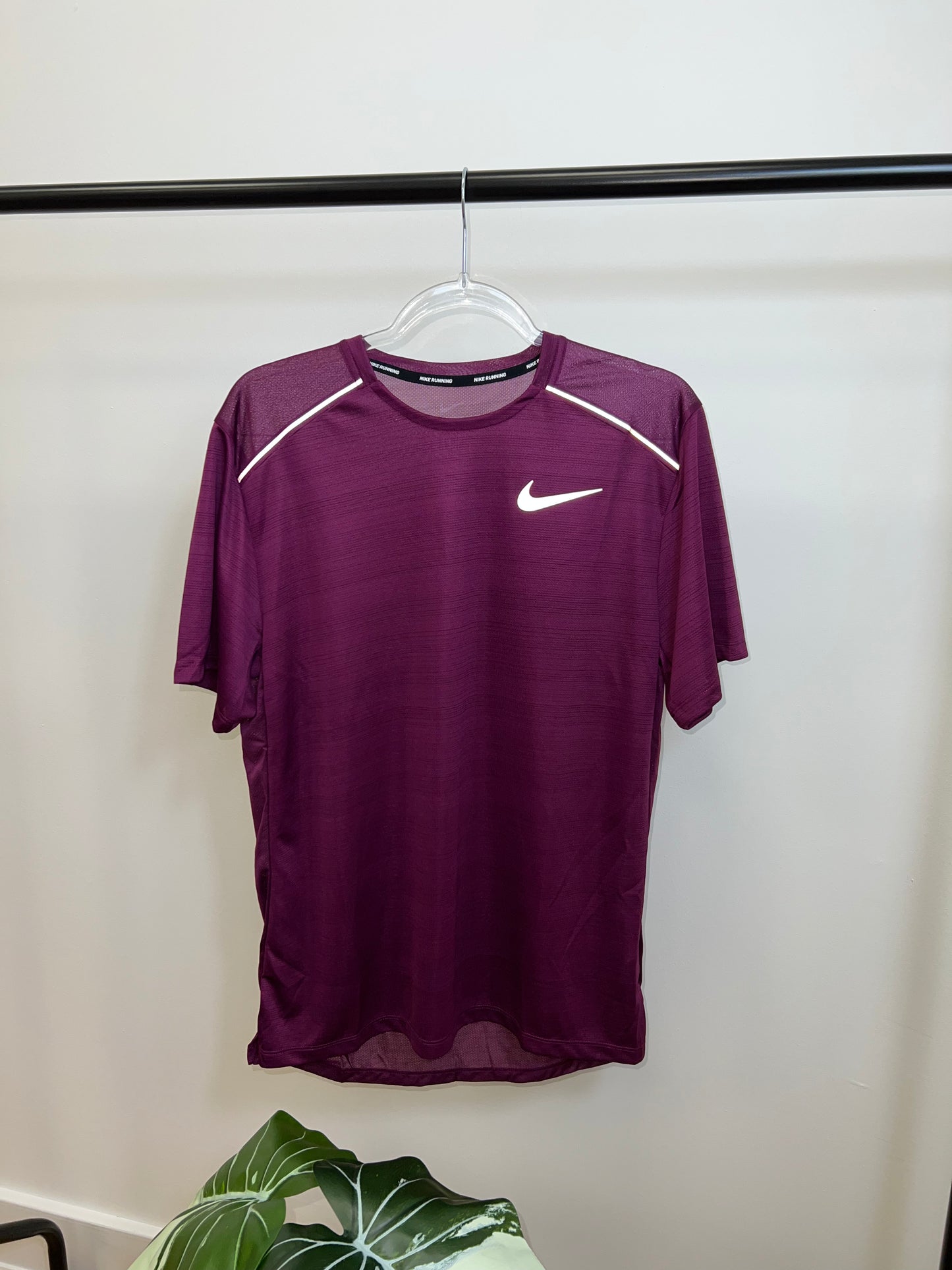 Nike Miler 1.0 T-Shirt Burgundy