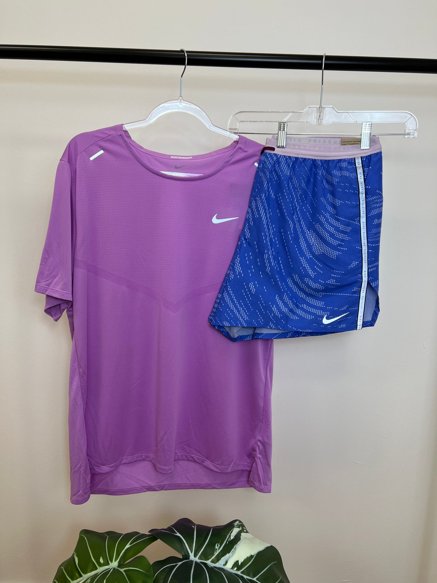 Nike Miler Set Purple / Blue